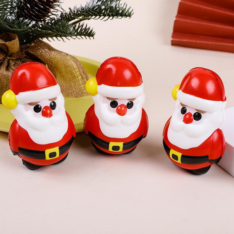 Christmas Stress Relieving Toy Santa Claus Christmas Tree Squeezing Bouncing Toy Year Gift 2025 Christmas Party Decoration