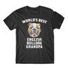 Weltbester Englischer Bulldoggen Opa Hund Grafik T-Shirt