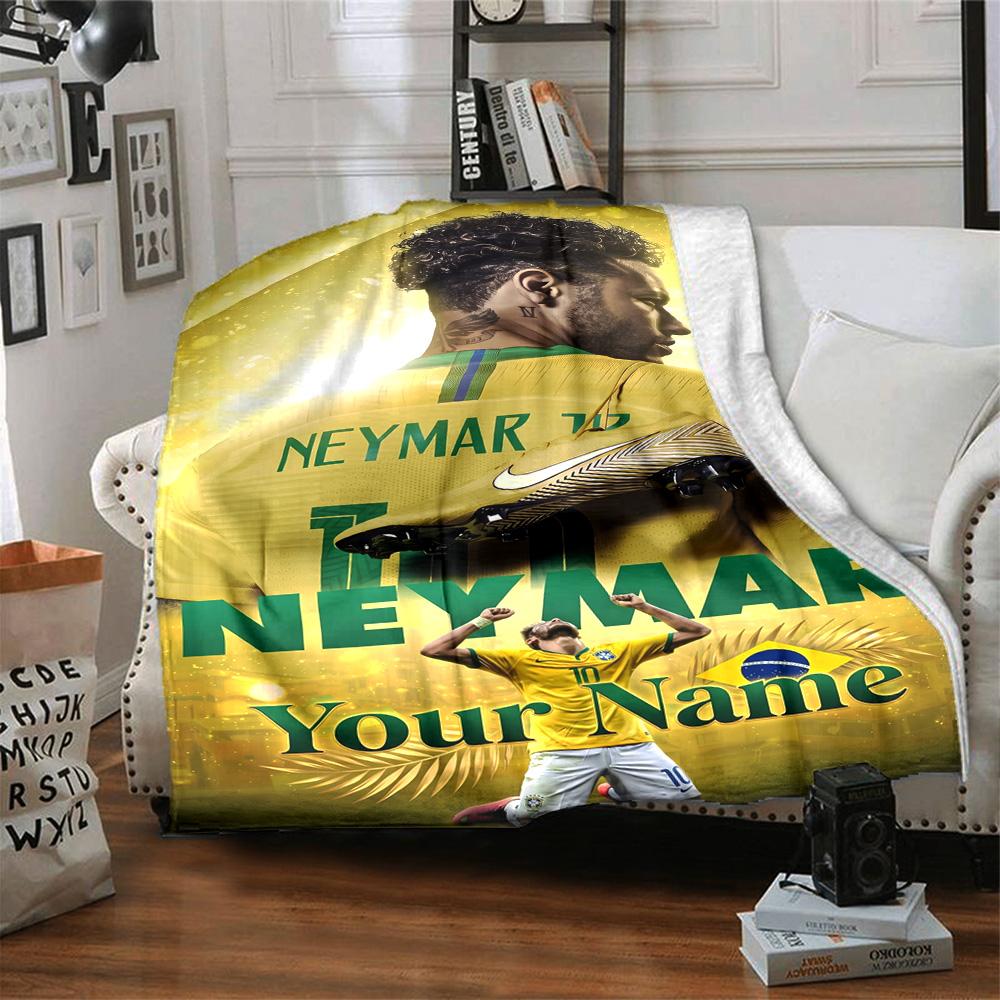 Neymar S Golden Moment Blanket Ultrasoft Suitable For Bedding Seaside Livingroom For All Occasions Modern Style Perfect Gift For Relatives And Friends