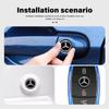 8pcs Car Door Keyhole Protection Sticker Decoration Accessories For Mercedes Benz AMG A C E S G Class W201 W210 W108 W204 W205 MR8