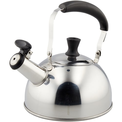 Pearl Metal Whistling Mini Kettle, 1.0L, Induction Compatible, Stainless Steel, Compact, HB-2202