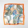 Color Matching Cashew Nut Satin Printed Silk Scarf Shawl Sunscreen Large Square Scarf Satin Imitation Silk Shawl Headscarf