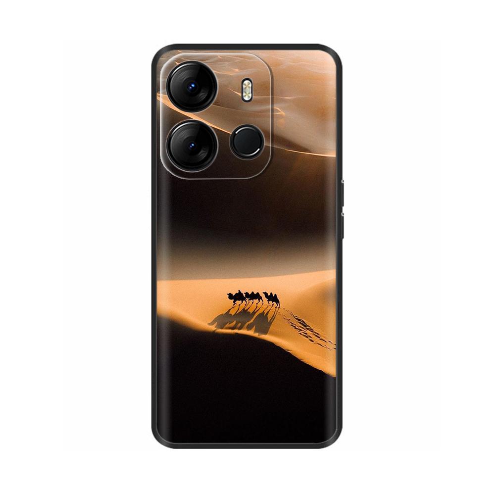 Für Tecno Spark Go 2023 Hülle Beliebte Blumen Silikon Handyhülle Für Tecno Pop 7 Pro Cover SparkGO Hüllen Schutzhüllen Schalen