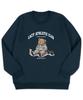 BEMIGHTY Lac Bear Oversized Double-Sided Sweatshirt Melange Grey