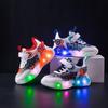 LED Cartoon Mesh Sportschuhe für Kleinkinder & Jungen - Atmungsaktive Leuchtende Sneaker für Frühling & Herbst