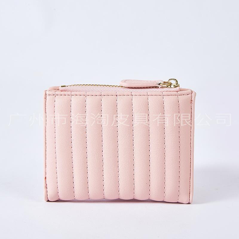 Women's Floral Zipper Card Holder & Coin Purse – Short and Simple Design for Summer