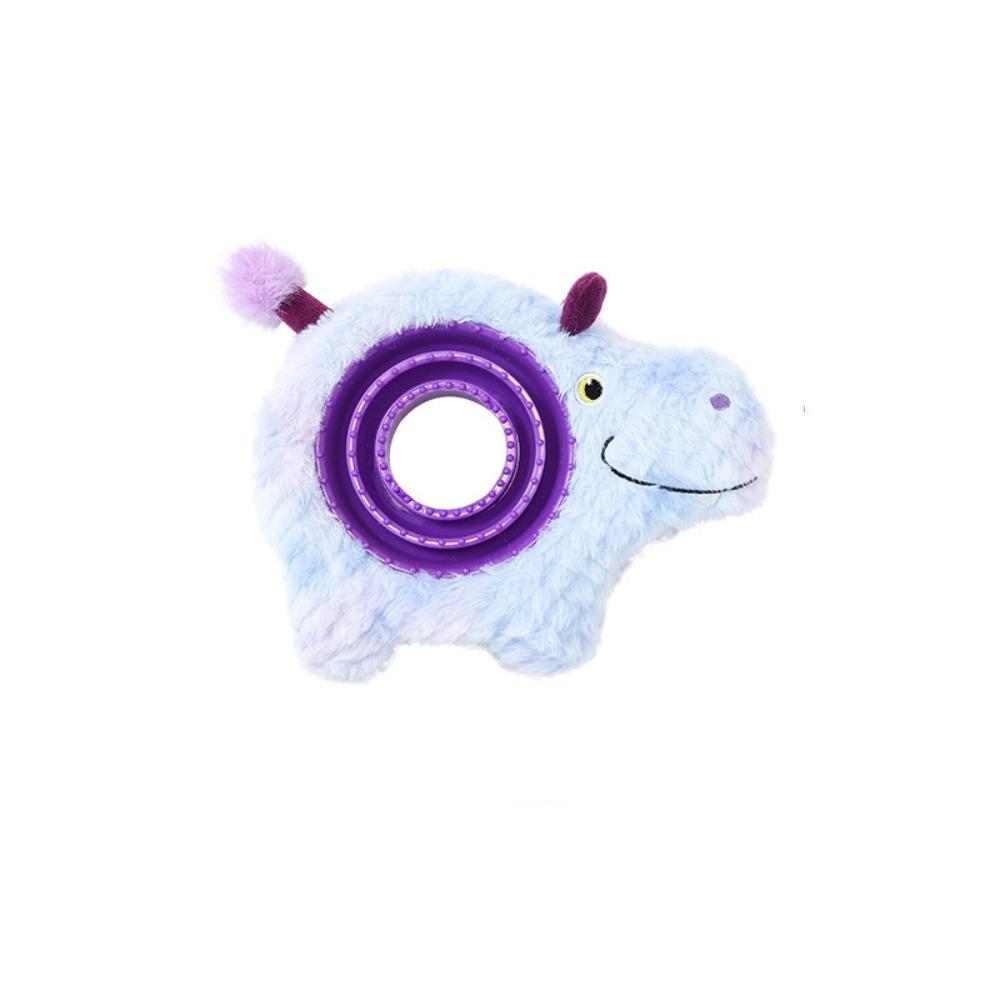 

Animal Shape Dog Leaking Food Toy Wear-resistant Puppy Disc Toys Pet Training Toys Outdoor Style C