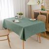 Rectangle Tablecloth Linen Textured Waterproof & Stain Resistant Table Cloth Wrinkle Free Decorative Fabric Farmhouse Table Cover