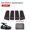 For Tesla Model X 2024 Front Rear Shield Glass Roof Sunshade Skylight Mesh Net Sunroof Blind Shading ModelX Sun Shades Visor