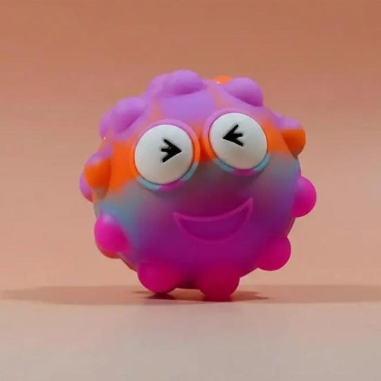 Popping Eye Expression Ball Toy Stress Relief Push Bubble Ball Squeeze Toy Decompression Stress Ball Fidget Toy