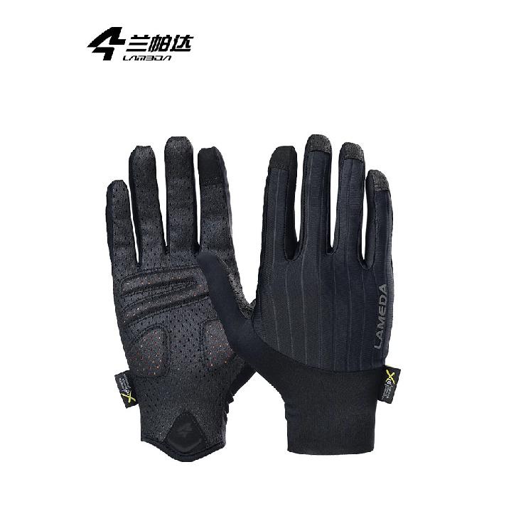 LAMEDA Men's Cycling Gloves XRD Pad Touch Screen Road Bike Full Finger Gloves Spring MTB Gloves Breathable Bicycle Accessories