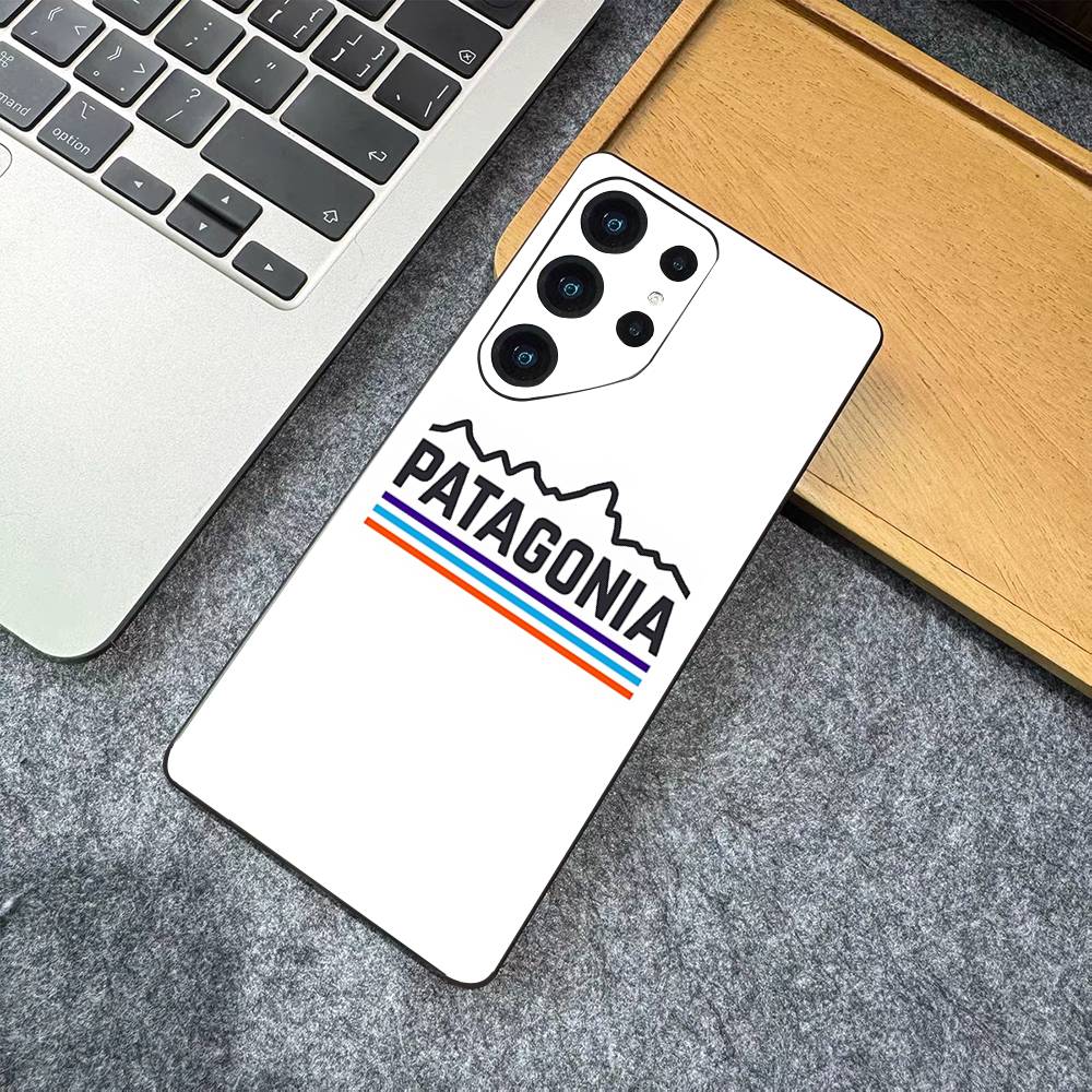 Etui na telefon z logo P-Patagonias dla Samsung S 24 Fe 25 Ultra Plus 20 Lite 21 30 22 23 24 22 Ultra 5G Fundas