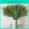 Plastic Artificial Fern Greenery Triple Prong Dcor For Weddings Photo Props Home Arrangements 74