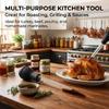 Roasting Baster Set of 5 with Flexible Squeeze Bulbs and Clear Tapered Tubes for Basting Turkey, Chicken, Steak, Fish, and Vegetables