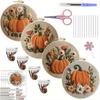 1 buc Kit Materiale Pânză Handmade Broderie DIY Dovleac de Halloween, Potrivit pentru Practica Începătorilor în Broderie