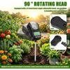 Portable 7-in-1 Soil Moisture Meter, Dual Display Plant Tester with 90° Adjustable Head, Measures Moisture/pH/Fertility/Light/Soil & Air Temp/Humidity