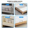 4pcs Metal Stabilizer Anti-Slip Anti-Shift Mattress Supports Wall-Mounted Easy Install for Mattress Sofa Cushion Tatami Blocker