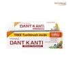 Tandkräm DANT KANTI Natural 200g + 100g + tandborste Naturligt Familjepaket