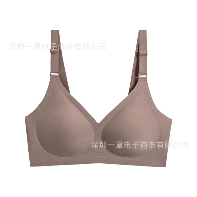Women S Plus Size Thin Wireless Push Up Seamless Comfort Bra