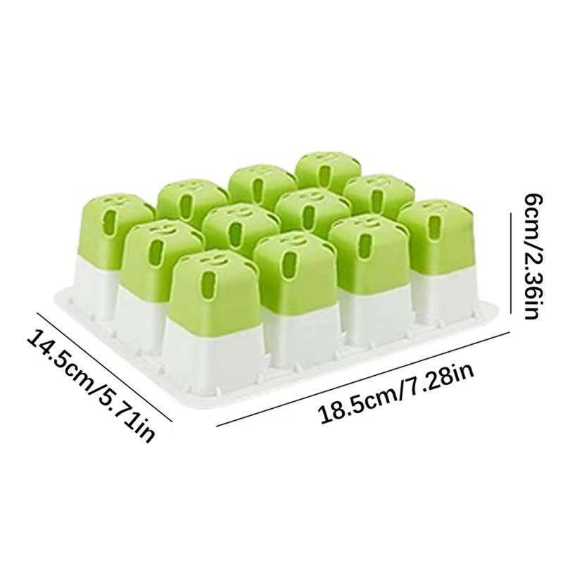 M-Modern-Seedling Startertrays Silicone Houseplant Growing Trays Set Of 5 Reusable Houseplant Sprouting Containers For Flower