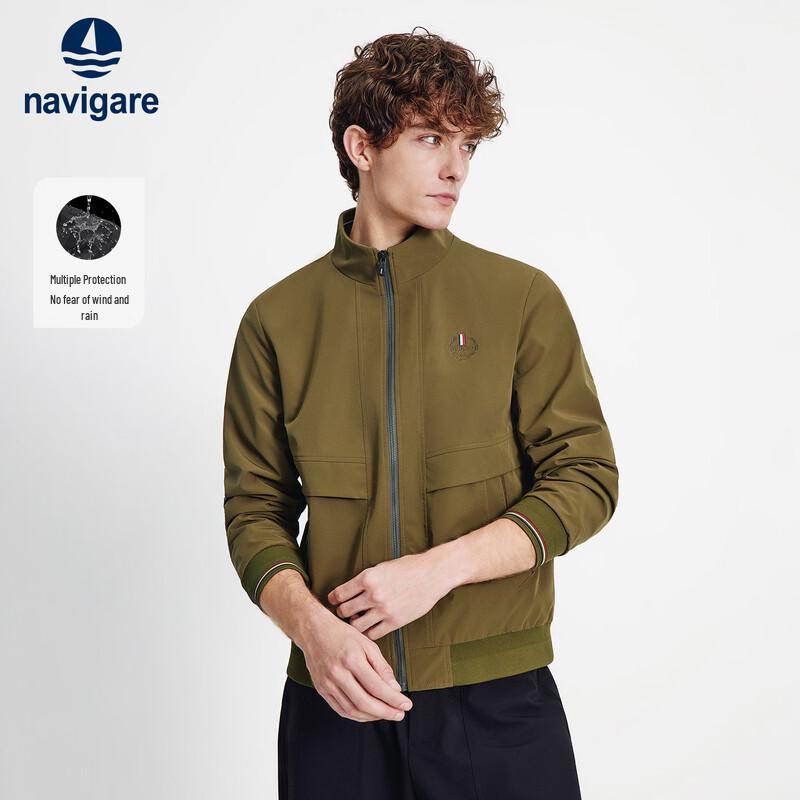 Navigare Men's Waterproof Stand Collar Commuter Jacket