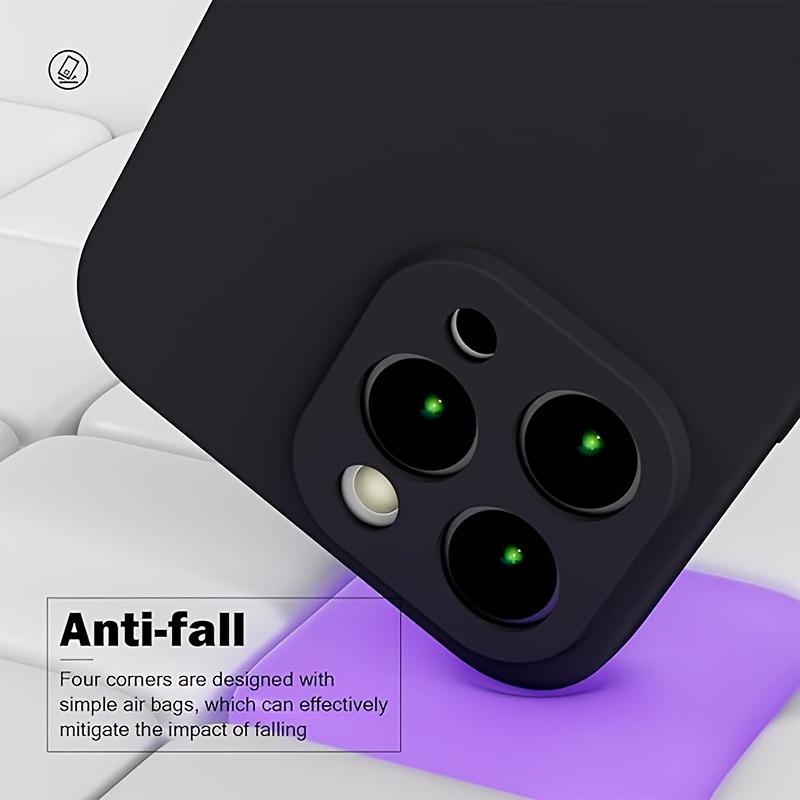 Luksusowe Oryginalne Etui na Telefon z Płynnego Silikonu Dla Apple iPhone 16 14 13 12 15 17 Pro Max 16 Plus Etui Odporne na Wstrząsy Miękki Tylny Pokrowiec