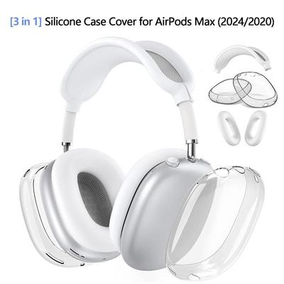 AirPods Max TPU Over-Ear Headphone Protective Case (Three-Piece Set)