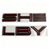 Suitable for SHELBY English nose cover car logo GT modification personalized 3D three-dimensional car sticker