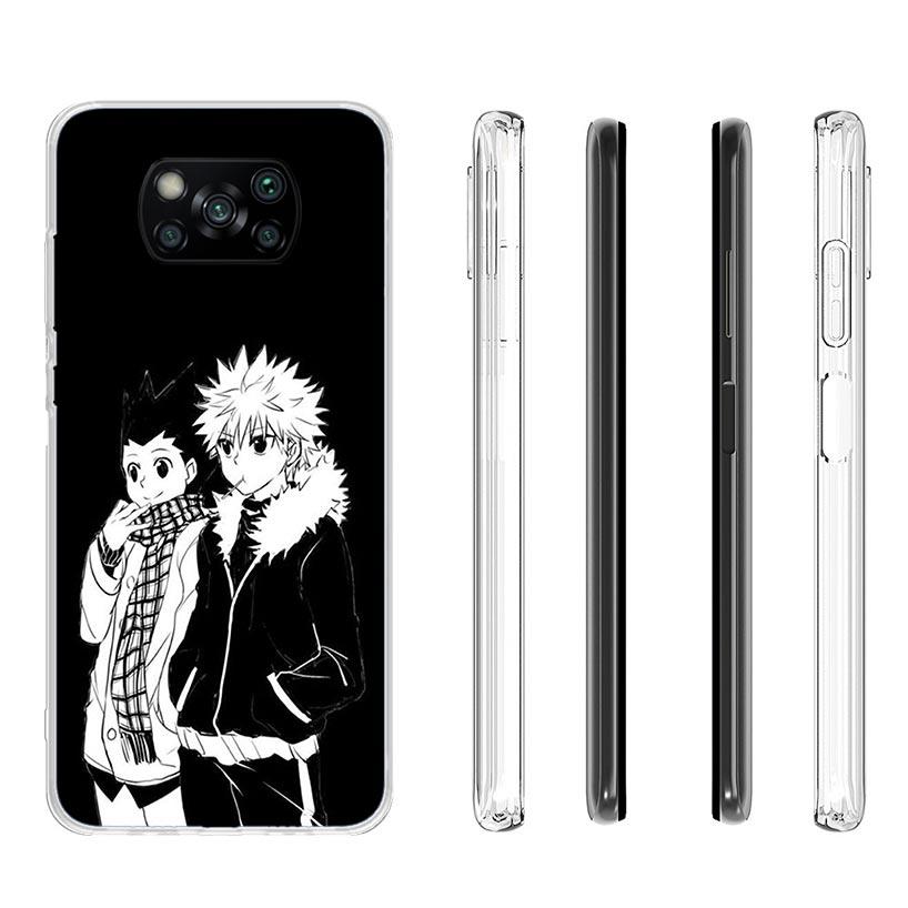 Black White HXH X Hunter Case Phone Cover for Xiaomi Poco X3 Nfc X5 X6 X7 X4 Gt F7 Ultra F6 F5 Pro F4 F3 M5S M4 M6 M3 Trend Fund