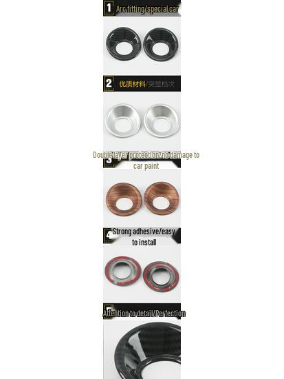 CRV 17 Rear Speaker Cover Decorative Frame Ring - Car Accessory