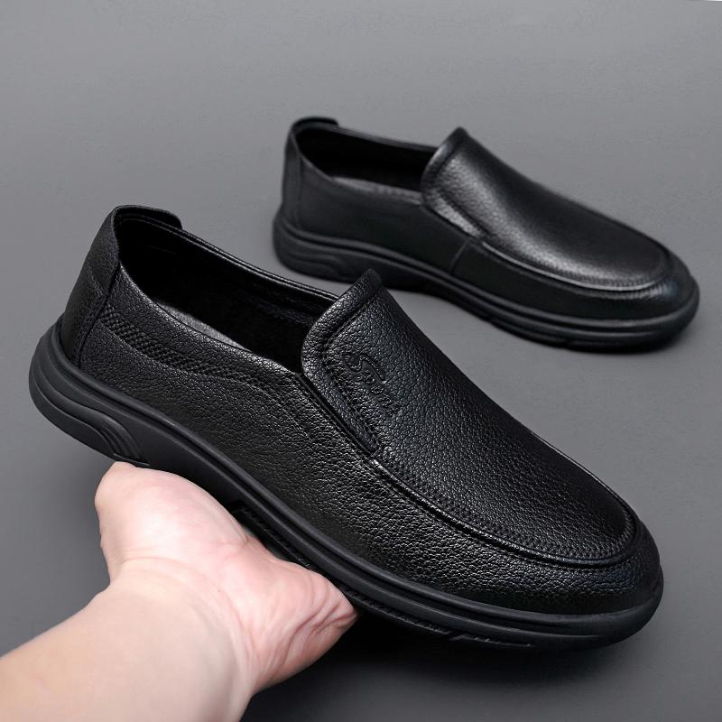 Fashion Genuine Leather Men's Casual Shoes Luxury Brand Formal Men Loafers Driving Moccasins Breathable Slip On Male Boat Shoes