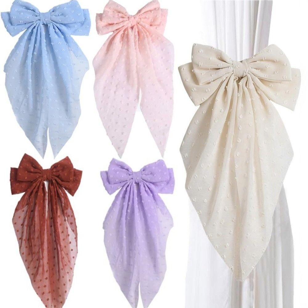 Ribbon Bowknot Curtain Tieback Clasp Curtain Rope Holders Window Curtain Buckles  Home Decor
