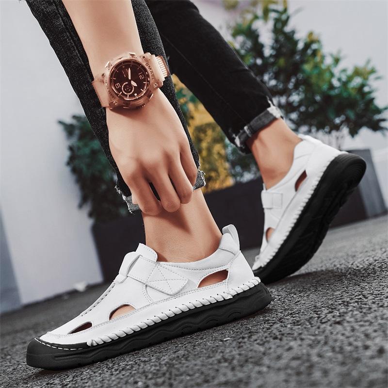 39-48 Summer Men's Casual Closed Toe Sandals  Breathable Casual Sneakers Sandals for Men Mens Sandals