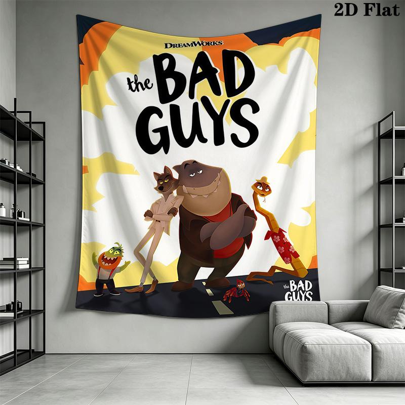 The Bad Guys 2 Wild Adventure Bedding 1 Duvet Cover 2 Pillowcase Without Core Soft And Comfortable Christmas Birthday Gift Bedding Set