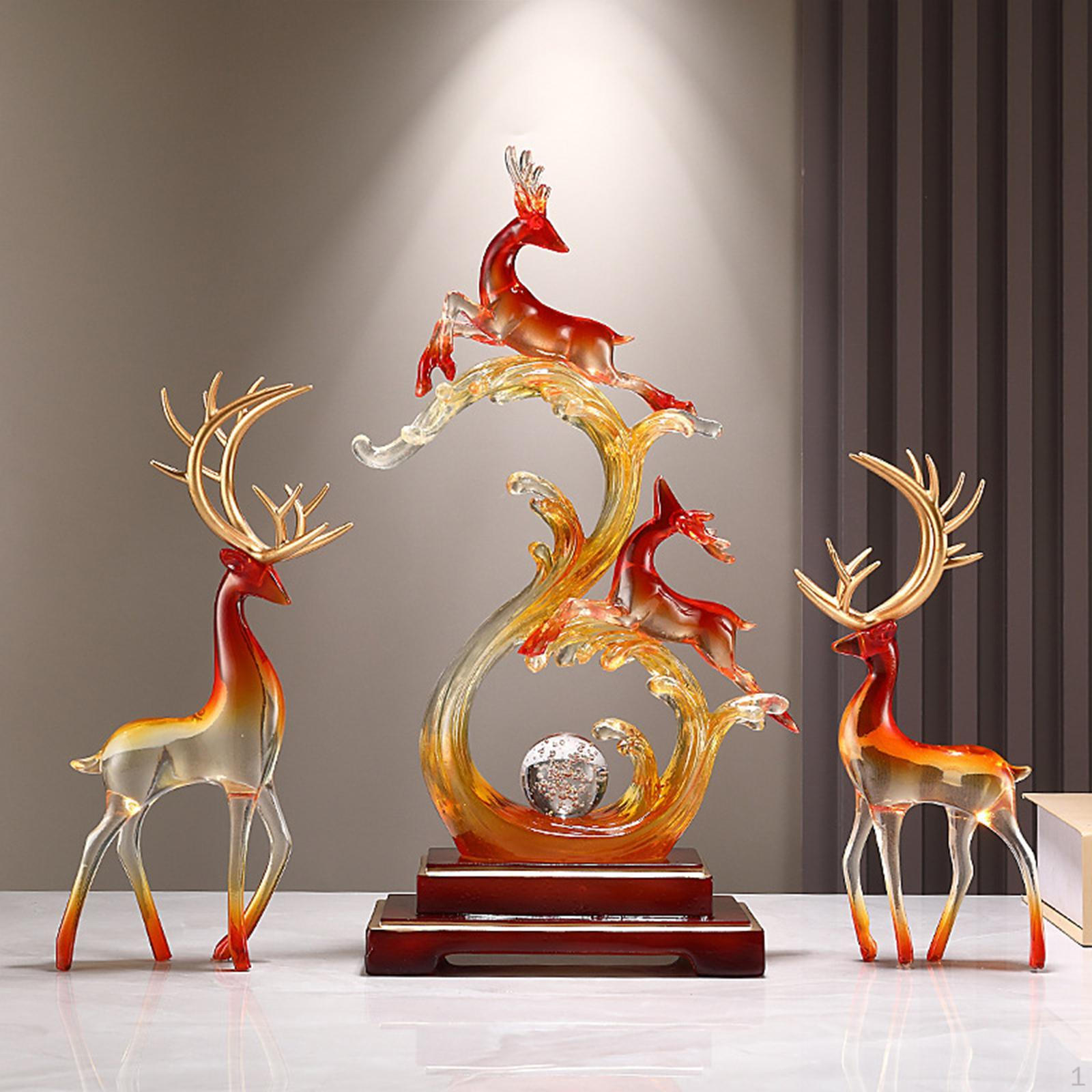 

Фигурки оленей, олени, креативные украшения Style B