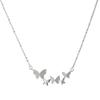 2023 Exquisite Zircon Butterfly Necklace - Women's Summer Fashion, Japanese & Korean Niche Design, Versatile Commute Style