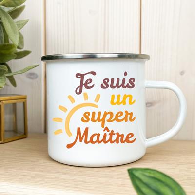 Ich Bin Ein Großer Meister Emailletasse Kaffeeliebhaber Originelles Geschenk Bester Lehrer Eine Überraschung für Lehrer Überhaupt Emaille Zinn Neuheitsgeschenke