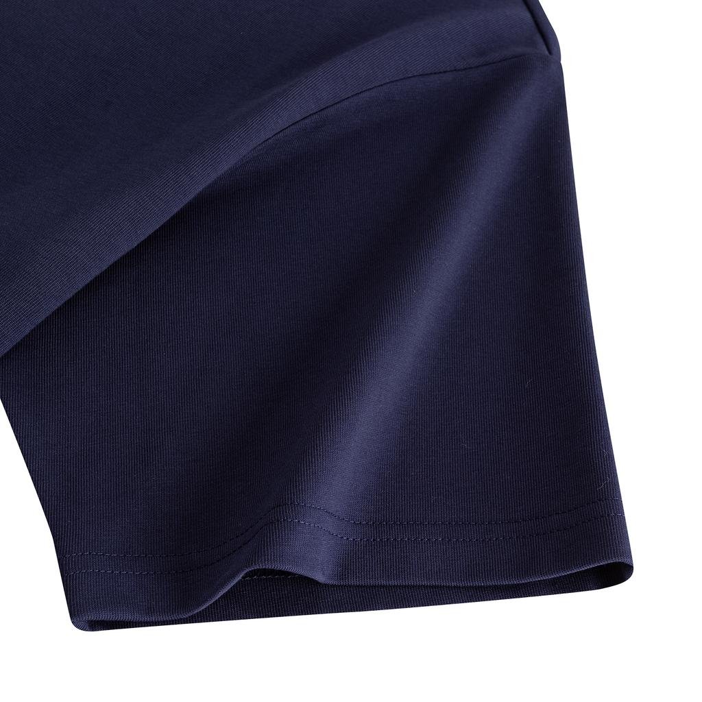 Anta Short Sleeve Knitted T-Shirt Summer 2026 Unisex Tops Dark-Blue 972628113-1