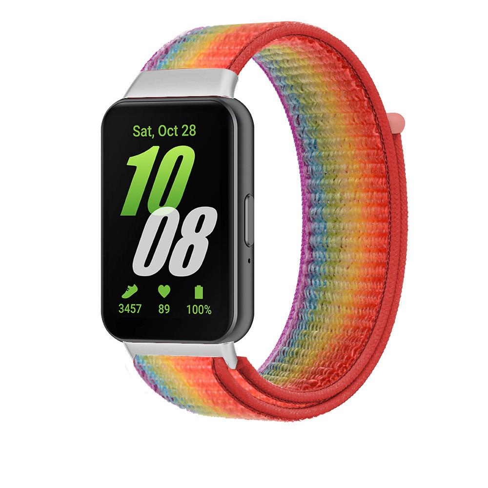Nylonový pásek pro Samsung Galaxy Fit 3 Nastavitelný elastický náramek s poutkem na hodinky pro Samsung Galaxy Fit3 Náhradní pásek