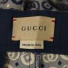 Gucci Made In Italy Total Logo Long Pants 8 Navy With Hanger Kid's Used