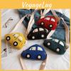 Trendy Corduroy Kids Shoulder Bag Cute Cartoon Car Mini Coin Purse For Girls