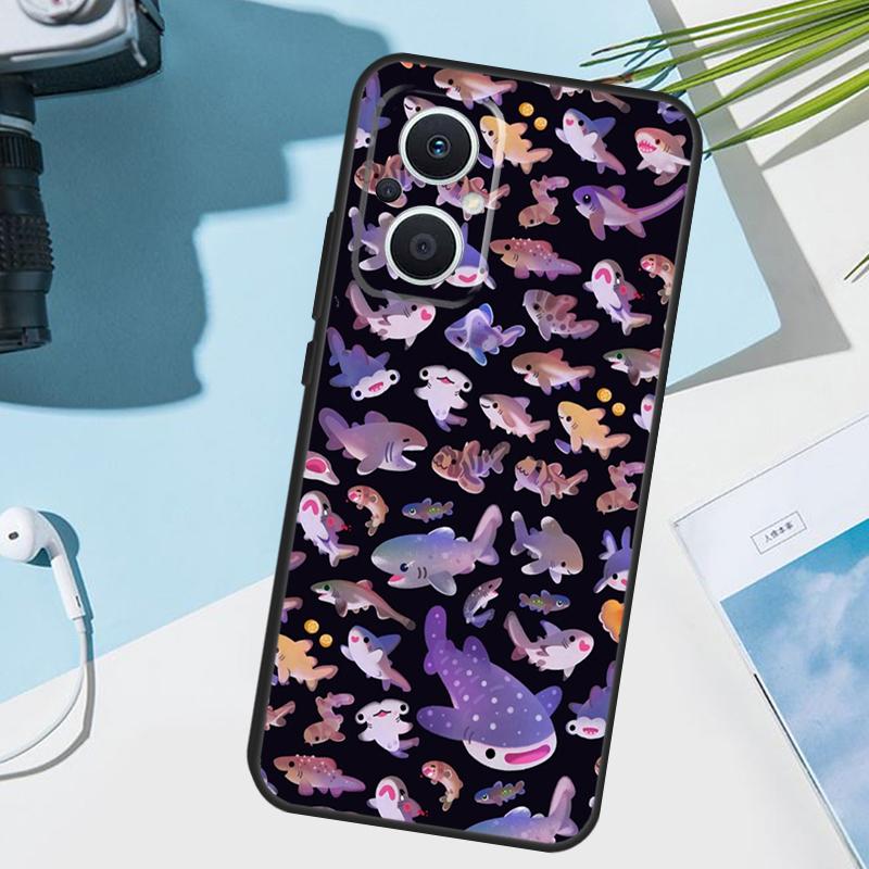 whale sharks Cover For OPPO Reno 14 F 12 11 10 13 Pro 11F 12F 13F 7 8 Lite OPPO Find X8 X6 X5 X9 Pro Case