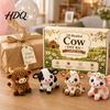 Beaded Dog Figurines 3D Craft Kit DIY Handmade Bead Art Set Cute Miniature Sculpture Cows Birds Mushrooms Beadwork Kit for Beginners Enthusiasts