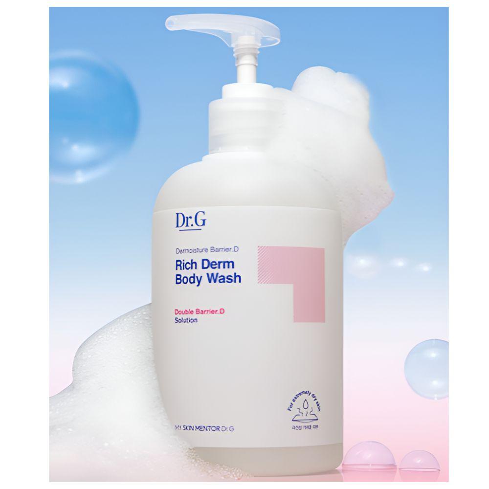 Dr.G Dermoisture Barrier D Rich Derm Body Wash 400ml Hydrating Gentle Moisture Body Cleanser