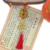 Gold Lucky Design Goat Hanging Ornaments Red Tassels Chinese New Year Decor  Festive Decor