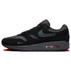 Air Max 1 Nero Rosso Università Scarpe da Ginnastica Uomo Antracite FV6910-001