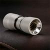 Silver Cue Tip Shaper Textured End Billiard Repair Tool Compact Cue Tip Tool  Pool Cue Care