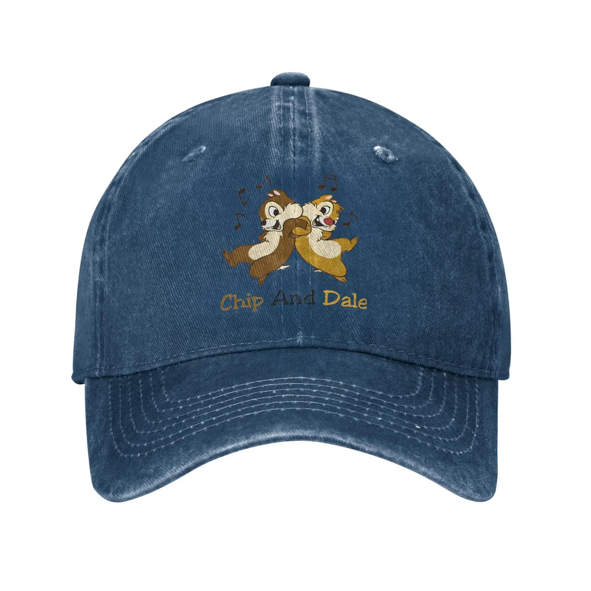 Chip  n  Dale Casual Baseball Cap For Men Adult Spring Cartoon Movies Fishing Trucker Hat Street Style Dropshipping Baseball Cap One Size