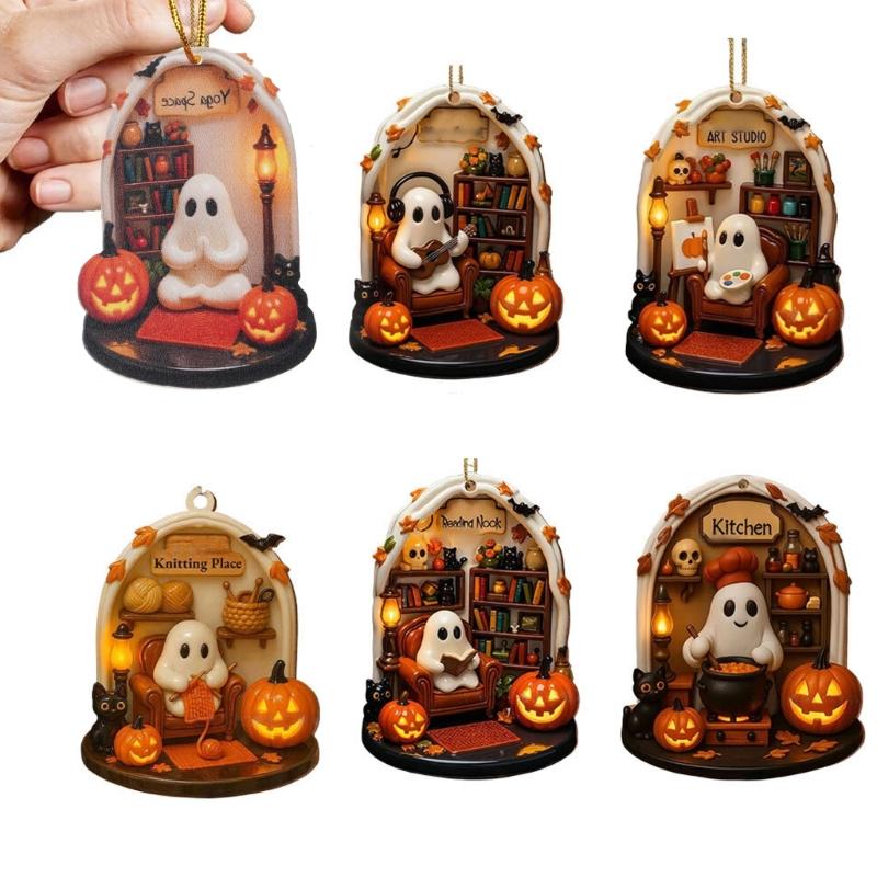 Layered Figure Mini Scene Decor for Fall Shelf Display, Hanging Display Use and Stable Base Structure Indoors Decor