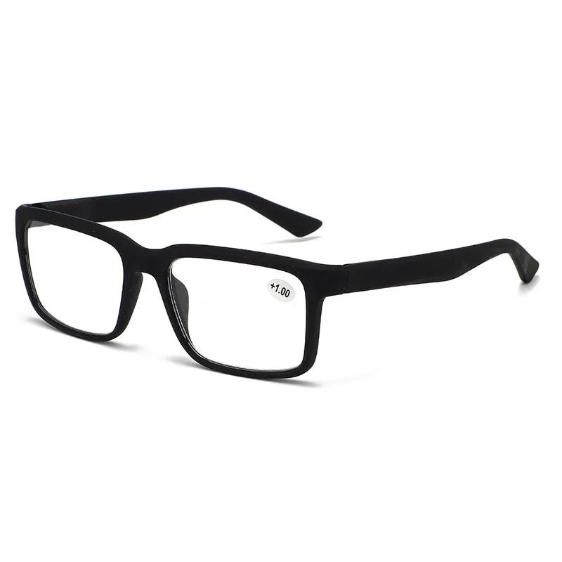 Retro Square Full Frame Presbyopia Glasses Versatile Protect Eyes Blue Light Blocking Eyeglasses Comfortable Design +1.0 To +4.0